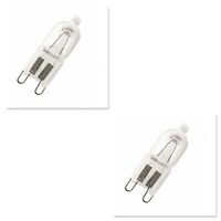 2 x 40W Smeg Pyrolytic Oven Halogen Lamp Light Bulb Globe SAP306X-8 SAP306X-9