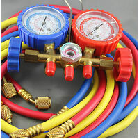 AIR CONDITIONING MANIFOLD  GAUGE R410  WITH 72" 1.8M LONG CHARGING HOSE SET