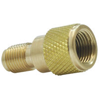 Refrigeration Air Condition Valve Brass Adapter AD-87 1/4"SAE(F) x 5/16" SAE (M)