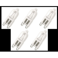 5 x 40W AEG Maxi Klasse Oven Halogen Lamp Light Bulb Globe BE4003001M BE5013001M