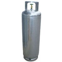 NEW HOME USE   45Kg LPG   Galvanised Cylinder  Standart POL Valve only WC 108Kg