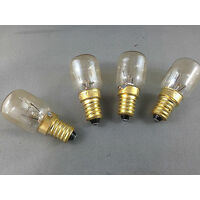 8 X OVEN LAMP GLOBE LIGHT BULB 25W 300°C E14