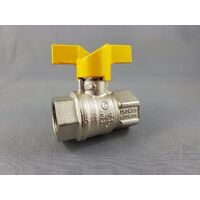 CATERING RESTAURANT-FITTINGS&VALVES BALL VALVE 3/4″F&F BUTTERFLY HANDLE