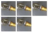 5 x Kleenmaid Oven Lamp Light Bulb Globe TO400 TO400A TO400W TO400X