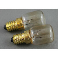 2 x Westinghouse 790 Wall Oven Lamp Light Bulb Globe PDL790 PDL790S PDL790W