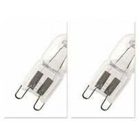 2 x Westinghouse PyroClean Oven Halogen Lamp Light Bulb Globe WVEP615S 944031688