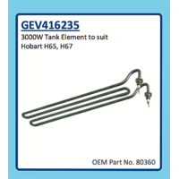 HOBART, NORRIS MADISON, EUROWASH TANK ELEMENT H65, H67, GL71, GL74, IM20