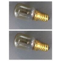 2 x Westinghouse Freestanding Cooker Oven Lamp Light Bulb Globe 4U609W 4U612W