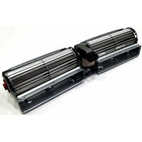 WOOD HEATER DUAL ROTARY FAN MOTOR LEFT  BLOWER  USE