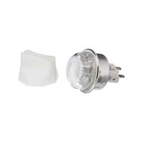 Genuine Bosch Oven Lamp Light Bulb Globe + Glass Cover Assembly HBM43B550A/01