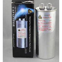 AIR CONDITIONER  MOTOR 60uf  450Volt 60 UF Start/ Run Metal Capacitor