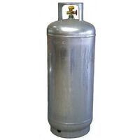 NEW HOME USE 90Kg LPG Domestic Galvanised Cylinder 1 3/4"Acme Filler Fill