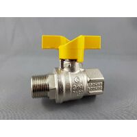 CATERING RESTAURANT-FITTINGS&VALVES BALL VALVE 3/4″ M&F BUTTERFLY HANDLE