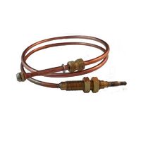 LPG CATERING RESTAURANT THERMOCOUPLE 600mm M8x1 THREADED SLEEVE + FIXED NUTS