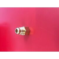 LPG BBQ HEATER BRASS ADAPTOR 3/8" SAE MALE x 3/8" BSP FEMALE  CONVERT