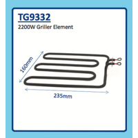 ROBAND AUSTHEAT 451 2200W GRILLER ELEMENT TG9332 HC0131