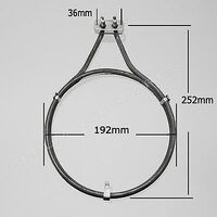 FISHER & PAYKEL FAN FORCED RING ELEMENT DI1202QG-B, DI1202QG,  RA6102 BI600QASE