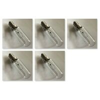 5 x Blanco Rangehood Lamp Light Bulb Globe BRF61W BRF61X BRF62X BRF92X