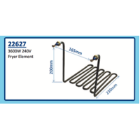 MOFFAT FRYER ELEMENT P/N  22627 3600W 240V