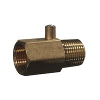 CATERING RESTAURANT-FITTINGS&VALVES TEST POINT ADAPTER 1/2MBSP x 1/2FBSP