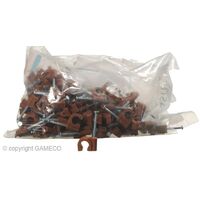 CATERING RESTAURANT-FITTINGS&VALVES PLASTIC NAIL CLIP 3/4 (100 PACK)