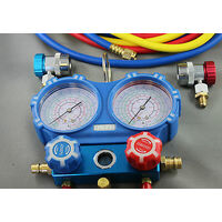 R410a R134A AIR CONDITIONING REFRIGERATION MANIFOLD GAUGE WITH 60" HOSE LONG