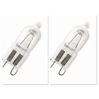 2 x Smeg Oven Halogen Lamp Light Bulb Globe SA561X-8 SA561X-9 SA562X