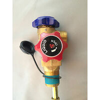 Air Conditioning  Refrigerant Gas Tank Single Outlet SCG Valve 2.6mpa &Tub