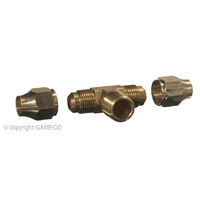 CATERING RESTAURANT-FITTINGS&VALVES BRANCH TEE 1/2FLARE x 3/8MBSP C/W NUT