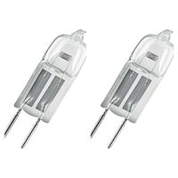 2 x 10W Fisher & Paykel ActiveSmart Fridge Halogen Lamp Light Bulb Globe E372B