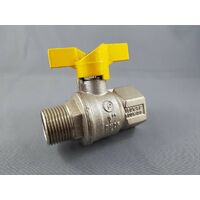 CATERING RESTAURANT-FITTINGS&VALVES BALL VALVE 1″M&F BUTTERFLY HANDLE