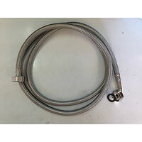 DISHWASHER & WASHING MACHINE  STAINLESS STEEL BRAIDED INLET  HOSE  2m