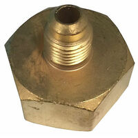 NEW R32 R134A R410A 1/4" 5/16" 3/4" BRASS ADAPTER REFRIGERANT GAS TANK CYLINDER