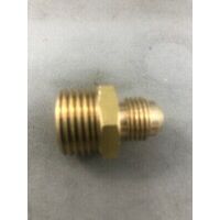 NEW LPG  NATURAL GAS  ADAPTER  1/2" BSP MALE TO 5/16" SAE MALE UNION