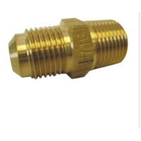 LPG CARAVAN HOME  UNION 3/8" SAE x 3/8" TAPERED - GAS EQUIPMENT BRASS ADAPTOR