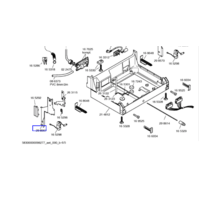 Miele Dishwasher door Hinges G 898 SCI PLUS 3 Right and Left 03943961 03943952