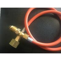 LPG  BBQ  HEATER COOKER CYLINDER GAS   HOSE  EXTENSION POL M x POL FEMALE  3M