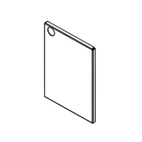 Genuine Door Designer Trolley S/s Right Hand Bs23650 For Electrolux BS19350 Spare Part No: 180419