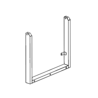 Genuine Leg Assembly Right Hand Stainless Steel Clubman For Electrolux BD16440 Spare Part No: 476051