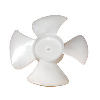 13cm Plastic CW Condensor Fan 4.5mm Mounting & 4 Blades For Fridges and Freezers