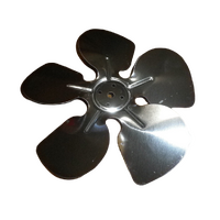 200mm 28Â° Aluminium Condensor Fan Blade 5 hole Mount & 5 Blades For Fridges and Freezers