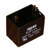 9uF 450Volt Motor Start/Run Capacitor For Washing Machines