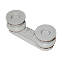 Dishwasher Dual Basket Rollers For Zanussi F54850S Dishwashers