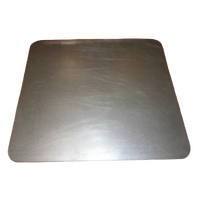 Flat Anodised Steel Biscuit & Scone Baking Tray 35cm X 39cm For Ovens and Cooktops