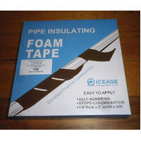 Foam Tape for Refrigeration Insulation 30' X 2" For Fridges and Freezers