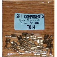 6.4mm Female Spade Terminals for Stoves (Pkt 25) For Ovens and Cooktops