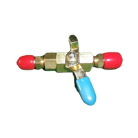 1/4-5/16 Adaptor & Shutoff Valve For R410A Fridges and Freezers