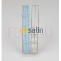 Genuine Fujitsu Air Conditioner AIR CLEAN FILTER AS KATEKIN CERAGLAZE ASTG30/34KMTC 2pcs Suits: Fujitsu AOTG30CMTB | Spare Part No: 9315212016