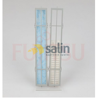 Genuine Fujitsu Air Conditioner AIR CLEAN FILTER AS KATEKIN CERAGLAZE ASTG30/34KMTC 2pcs Suits: Fujitsu ASTG34KMTA | Spare Part No: 9315212016