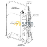 Genuine Fujitsu Air Conditioner ACCUMULATOR,Assembly Suits: Fujitsu AOT54RPA3L | Spare Part No: 9371615011